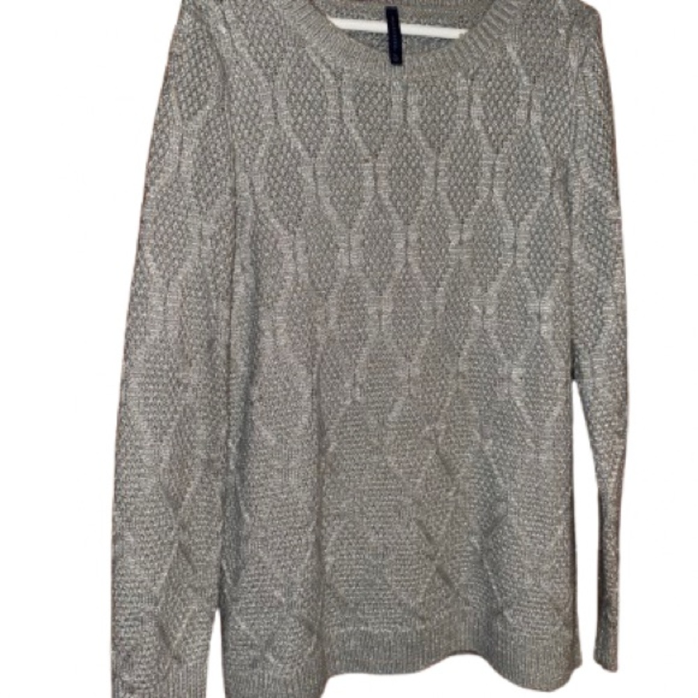 Falls Creek Light Gray Women's Sweater